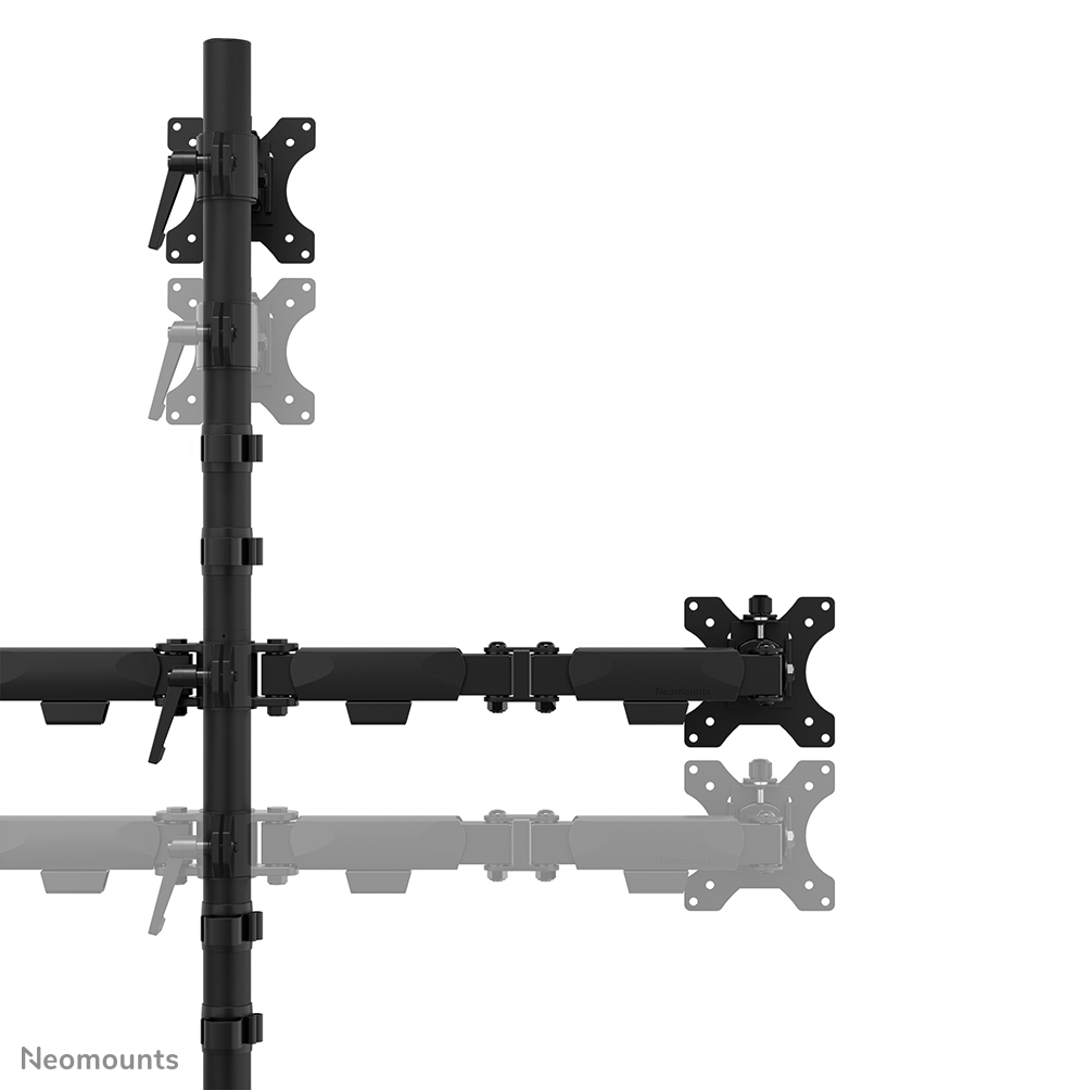 Neomounts DS60-600BL2-1 Soporte de monitor triple 10-32"